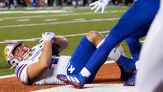 Jared Casey's first catch helps Kansas topple Texas for one of the biggest upsets of the year