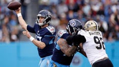 Saints hit with questionable roughing the passer penalty on Titans' Ryan Tannehill, fans up in arms