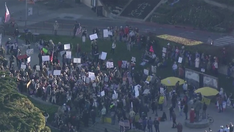 2 CHP officers, 3 others injured in car wreck at anti-vaccine mandate protest