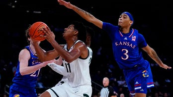 Agbaji's career night helps No. 3 Kansas top Michigan State