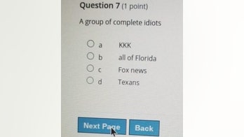 California teacher's alleged quiz question trashes conservatives, school investigating