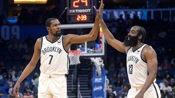 Kevin Durant, James Harden lead Nets past Magic, 123-90