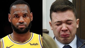 Critics flame LeBron James as 'coward,' 'immature person' for mocking Kyle Rittenhouse crying on witness stand