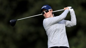Leona Maguire thrives in star pairing for 62 to lead LPGA