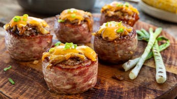 Beer can sausage-wrapped burger: Try the recipe