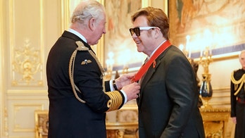 Elton John receives award from the British royal family