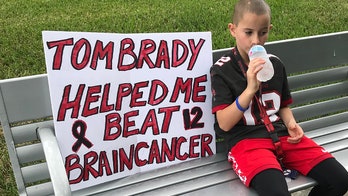 Utah boy thanks Tom Brady for inspiring him during brain cancer treatment