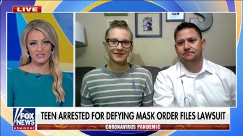 Wyoming teen suing state officials after arrest for not wearing mask in school: 'Our rights were taken away'