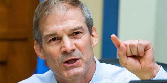 UNITED STATES - AUGUST 24: Rep. Jim Jordan, R-Ohio. (Photo By Tom Williams/CQ-Roll Call, Inc via Getty Images/Pool)