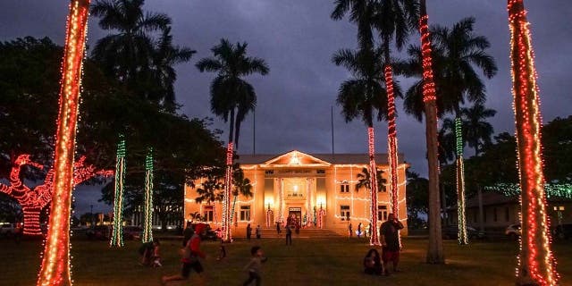 Kauai Festival of Lights in Lihue, Kauai, Hawaii