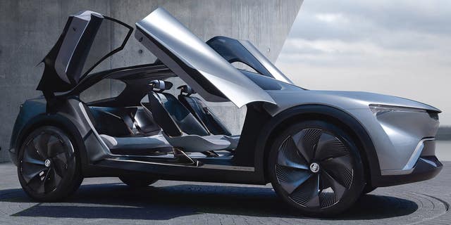 The Buick Electrac concept is an all-electric compact SUV.