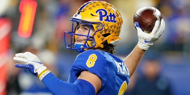 Pitt quarterback Kenny Pickett throws against North Carolina on Nov. 11, 2021, in Pittsburgh. 