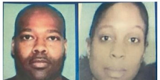 Robert Vicosa and Tia Bynum were accused in a Pennsylvania crime spree and for allegedly kidnapping his two daughters who died from gunshots wounds Thursday. (Baltimore County Police Department via AP)