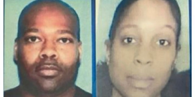 Robert Vicosa and Tia Bynum were accused in a Pennsylvania crime spree and for allegedly kidnapping his two daughters who died from gunshots wounds Thursday. (Baltimore County Police Department via AP)