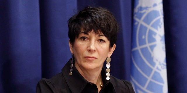 FILE — Ghislaine Maxwell, founder of the TerraMar Project, attends a press conference on the Issue of Oceans in Sustainable Development Goals, at United Nations headquarters, June 25, 2013. Maxwell spent the first half of her life with her father, a rags-to-riches billionaire who looted his companies' pension funds before dying a mysterious death. She spent the second with another tycoon, Jeffrey Epstein, who died while charged with sexually abusing teenage girls. Now, after a life of both scandal and luxury, Maxwell's next act will be decided by a U.S. trial.(United Nations Photo/Rick Bajornas via AP, File)