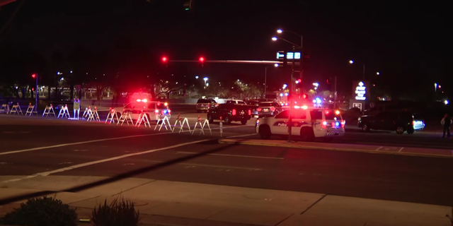 Crime scene near Sky Harbor airport.
