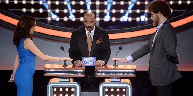 In a separate game, family members from the NBA's all-time leading scorer and six-time NBA champion Kareem Abdul-Jabbar will take on retired NBA Legend Ralph Sampson and his family. Adam Abdul-Jabbar is on the right.