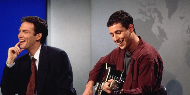 Adam Sandler sings "The Hanukkah Song" on "Saturday Night Live." 