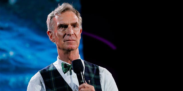 Bill Nye speaks onstage at the 2019 Global Citizen Festival at Central Park in New York, U.S., September 28, 2019. Picture taken September 28, 2019. REUTERS/Eduardo Munoz