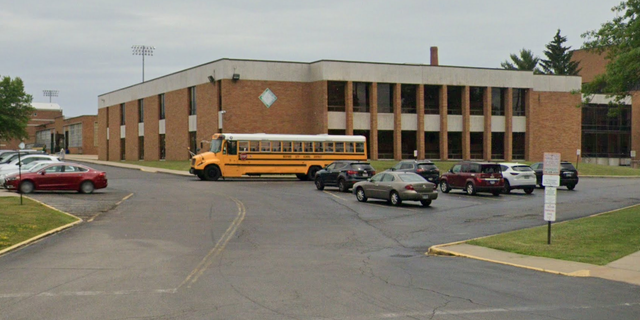 The Bedford School District has posted a message to the community about the impact of the food shortage on the district. Shown here is Bedford High School. (Google Maps)