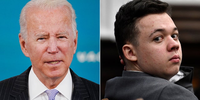 As a candidate, President Biden tweeted a video in Sept. 2020 that featured Kyle Rittenhouse and White supremacist groups along with then-President Trump.