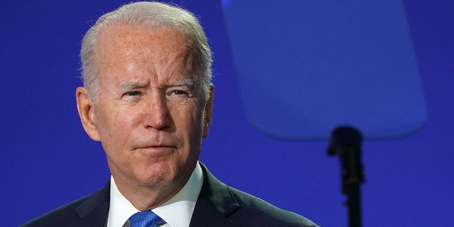 President Joe Biden speaks on day three of COP26 on Nov. 2 in Glasgow, Scotland. The Supreme Court is expected to hear a case on gun rights while Biden has previously issued executive orders to address the gun violence.