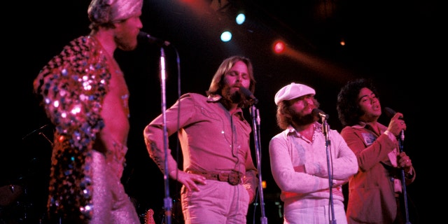 Billy Hinsche joins the Beach Boys on stage.