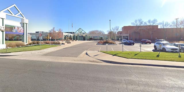 Aurora Central High School. Five teenagers were shot Monday at a park across from the school, police said. 