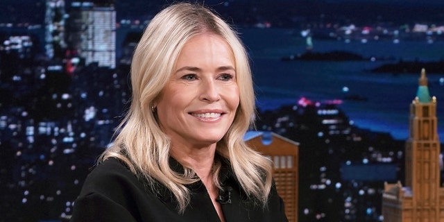 Chelsea Handler during a "Tonight Show" interview on October 11, 2021.
