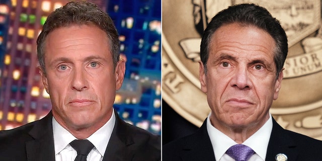 Chris and Andrew Cuomo. (Photo by Spencer Platt/Getty Images)