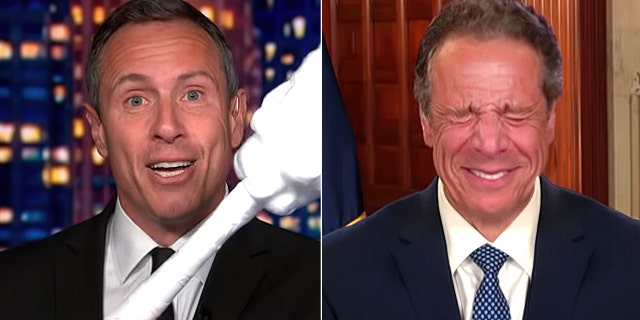 CNN’s Chris Cuomo performed prop comedy with his brother New York Gov. Andrew Cuomo during a widely panned segment in 2020. 