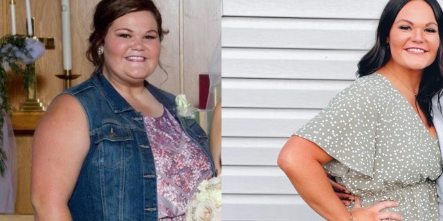 She said she decided to change her lifestyle after she struggled to catch her breath after walking up the stairs at her parents’ house four years ago.