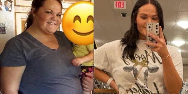 Lori Odegaard, 24, from Fargo, North Dakota, lost 100 pounds over the last four years. 