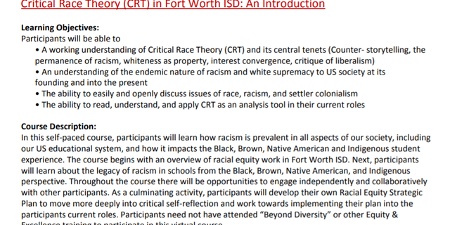 Fort Worth ISD Equity & Excellence overview of services
