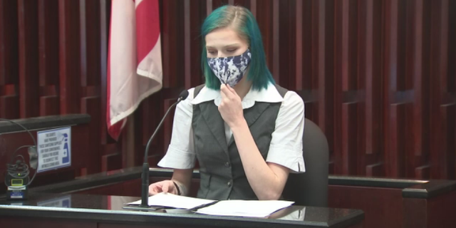 Danielle James shares a statement on Nov. 2, 2021. (Credit: FOX 13 Tampa)