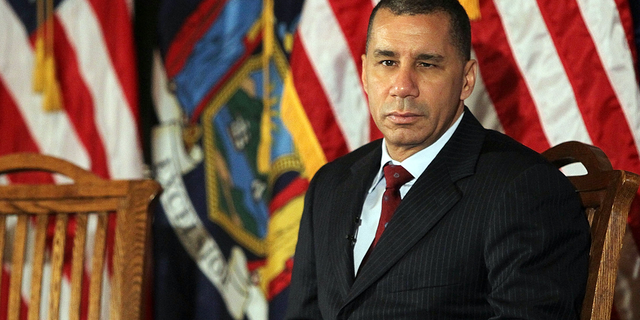 NEW YORK - MARCH 08: New York Governor David Paterson sits during a town hall meeting at Borough Hall March 8, 2010 in the Brooklyn borough of New York City. The embattled governor took questions on the sputtering economy and the 2010-2011 state budget. (Photo by Mario Tama/Getty Images)