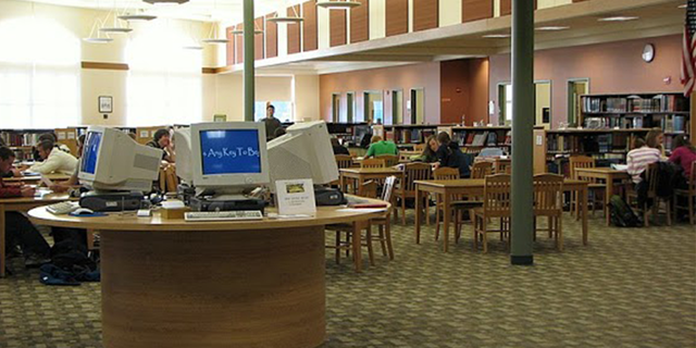 The interior of Exeter High School