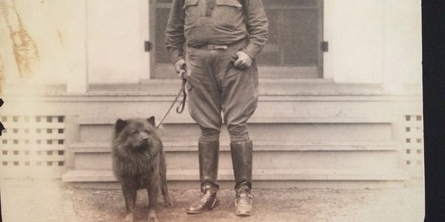 Foreman with his Dog. Courtesy Susan McCreery