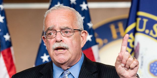 Rep. Gerry Connolly speaks at a press conference at the U.S. Capitol.