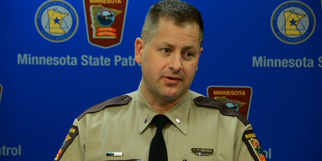 Minnesota State Patrol public information officer Eric Roesky. (Photo By David Brewster/Star Tribune via Getty Images)