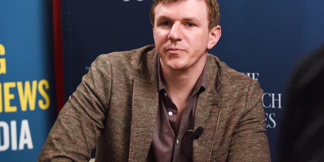 ORLANDO, FLORIDA, UNITED STATES - 2021/02/27: James OKeefe, founder of Project Veritas, waits to be interviewed at the 2021 Conservative Political Action Conference at the Hyatt Regency. Former U.S. President Donald Trump is scheduled to speak on the final day of the conference. (Photo by Paul Hennessy/SOPA Images/LightRocket via Getty Images)