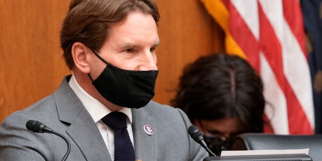 Rep. Dean Phillips speaks as Secretary of State Antony Blinken testifies before the House Committee on Foreign Affairs on Capitol Hill on March 10, 2021 in Washington, D.C. (Photo by Ken Cedeno-Pool/Getty Images)