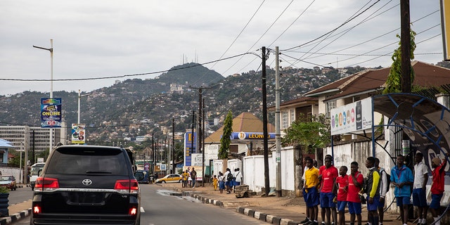 A street view Freetown, Sierra Leone, in West Africa, on June 16, 2021.