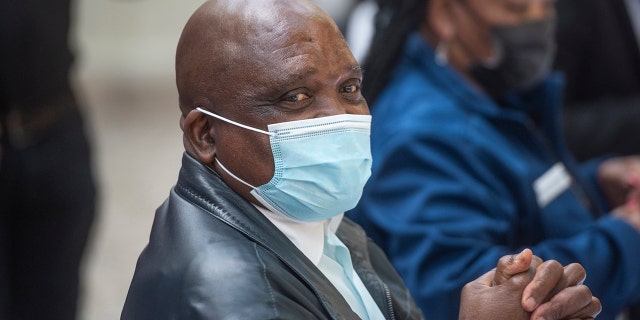 Health Minister Joe Phaahla  on a site visit  at the Grand West Casino on August 20, 2021 in Cape Town, South Africa. (Photo by Brenton Geach/Gallo Images via Getty Images)