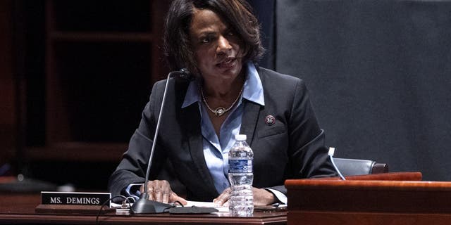 Rep. Val Demings speaks during a House Judiciary Committee hearing in Washington, D.C., on Oct. 21, 2021. (Greg Nash/The Hill/Bloomberg via Getty Images)