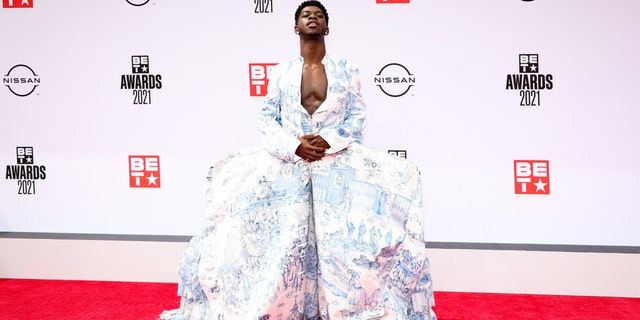 Lil Nas X attends the BET Awards 2021 at Microsoft Theater on June 27, 2021 in Los Angeles, California.