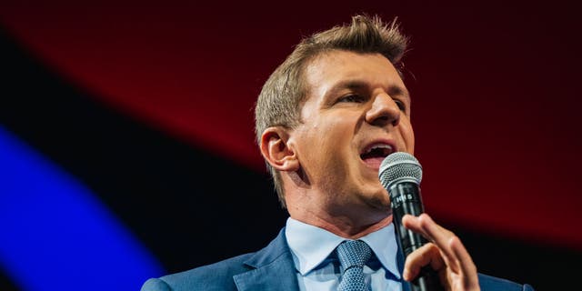 Project Veritas founder James O'Keefe speaks at the Conservative Political Action Conference in Dallas in July 2021.