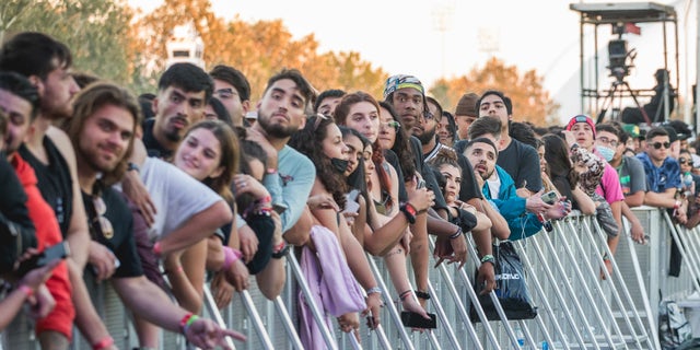 General view of atmosphere during the third annual Astroworld Festival at NRG Park on November 05, 2021 in Houston, Texas.