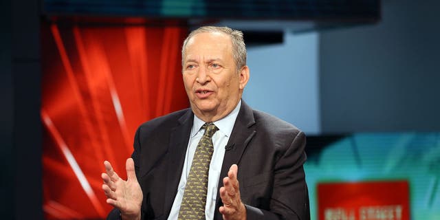 Larry Summers, former Treasury secretary and White House economic adviser, is interviewed by Fox News' Maria Bartiromo on May 24, 2017, in New York City. (Robin Marchant/Getty Images)