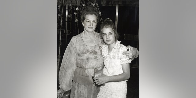 Teri Shields and Brooke Shields at Studio 54 in New York City.